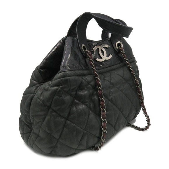 💎✨Authentic✨💎 Chanel Leather In the Mix 2way Hand-ground shoulder bag - Picture 3 of 16